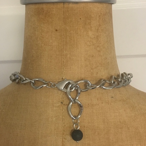 Mix Rings Rendant Necklace with Matching Earring - Picture 4 of 4